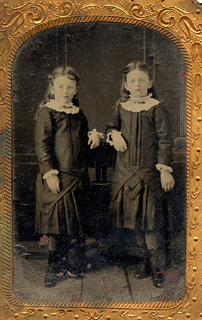 Amelia and Theodora Blair, ca. 1882