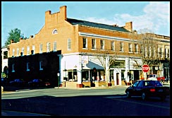 Eagle Hotel, now known as Bruce's Drugstore on Valley and West Main Streets
