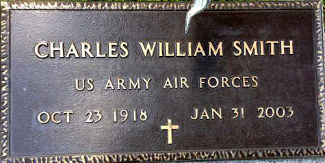 Charles William Smith Gravestone, Fairview Cemetery