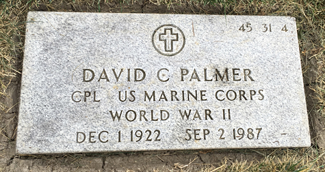 David Clinton Palmer Gravestone, Leavenworth National Cemetery