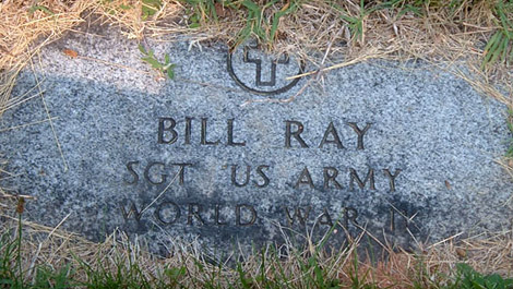 Dawson Bill Ray Gravestone, Scottsville Cemetery