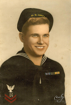 Elwood Leroy Collins, BS2, ca. 1946, in San Diego