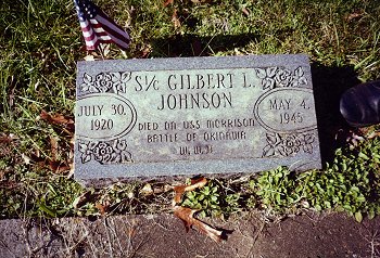 Gilbert Leslie Johnson Gravestone, Scottsville Cemetery