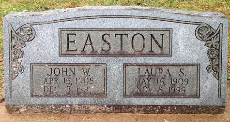 John William Easton Gravestone, Riverview Cemetery