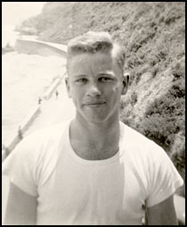 Milton along Algerian seaside, 1943