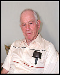 Milton Cohen at his Charlottesville home, July 2004