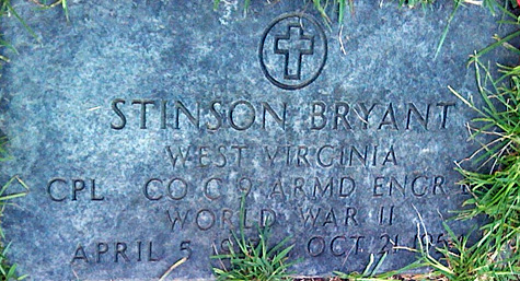 Stinson Bryant Gravestone, Montgomery Memorial Park
