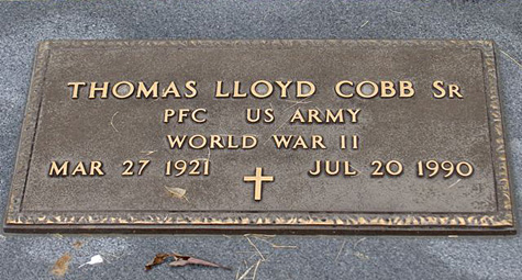 Thomas Lloyd Cobb, Mt. Zion Methodist Church Cemetery