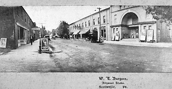 Victory Hall (on right) 1925