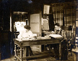 Tending the Bank Books, 1915