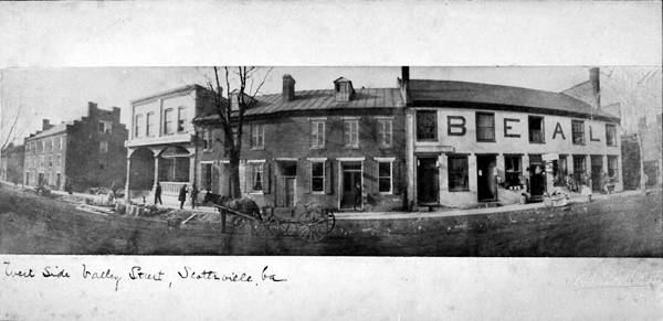 Old Post Office and Griffin Building on Valley Street, 1898