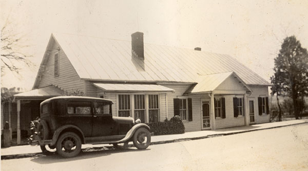The Moulton home in 1934, which was the renovated creamery building.