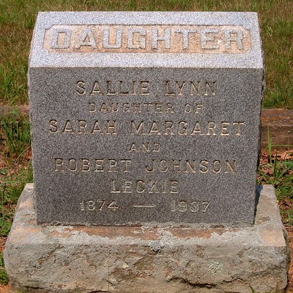 Sallie Lynn Leckie Gravestone