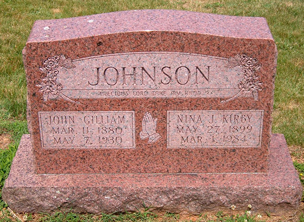 John Gilliam Johnson and Nina J. Kirby Johnson