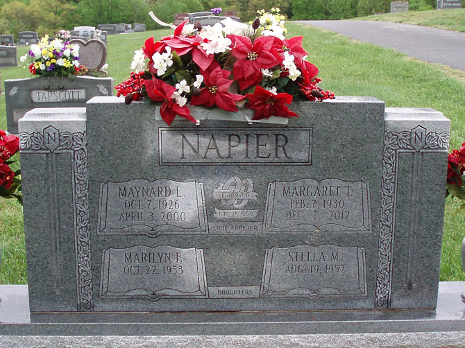 Maynard E. Napier, Margaret T. Napier, Marilyn F. Napier, and  Stella M. Napier