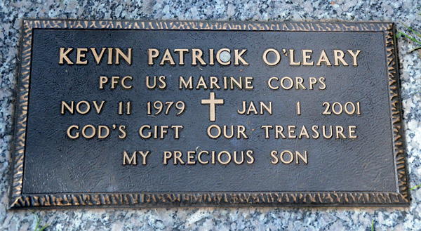 Kevin Patrick O'Leary, St. George Catholic Church Cemetery