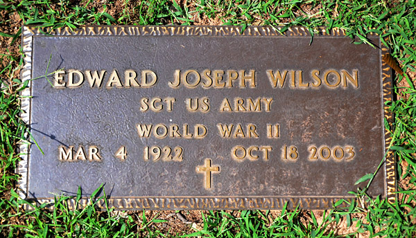 Edward Joseph Wilson, St. George Catholic Church Cemetery