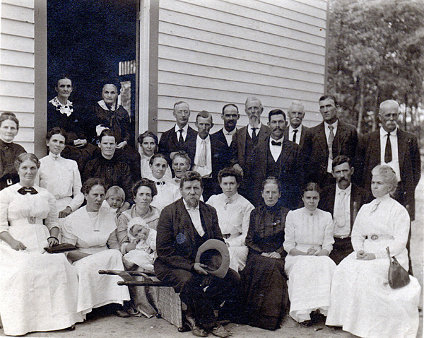 Antioch Baptist Church and Congregation,1900