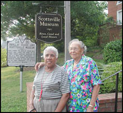Ruth Perry Hodge and Dorothy Woody, July 2004
