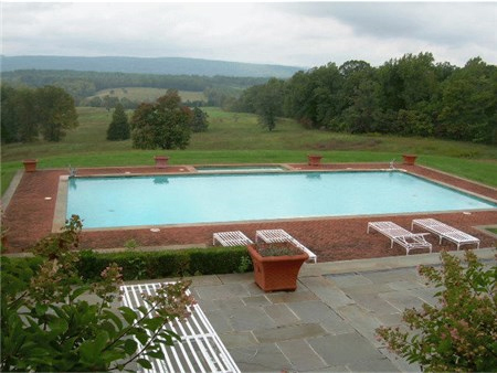 Overlooking the Enniscorthy pool from the back of this residence