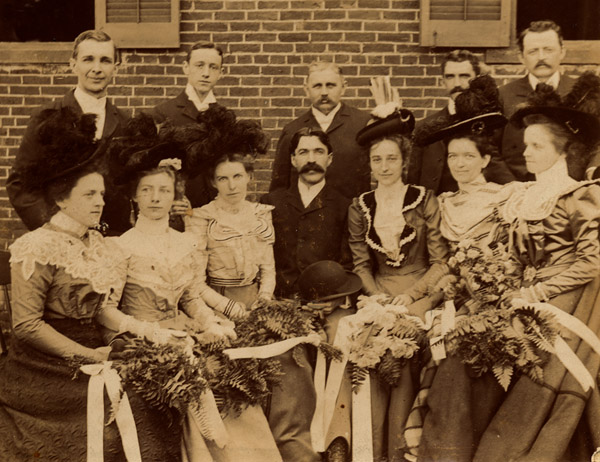Wedding of Charles W. Jones and Cora A. Sheppard, 1899
