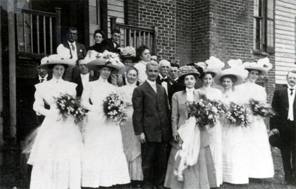 Wedding of William Day Smith and Annie Parker Harris, 1910