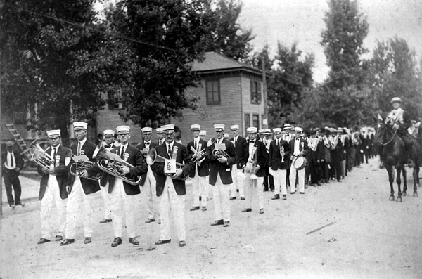 Scottsville Marching Band, ca. 1920-1922