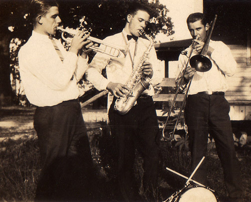 (L to R): Andy Geyer, Harmon Smith, and Walter Geyer