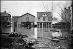 High Waters on Main Street at Mink Creek,  March 1913