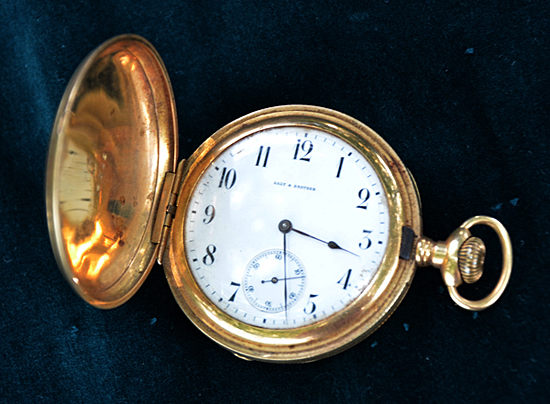 Senator Thomas Staples Martin's gold pocket watch