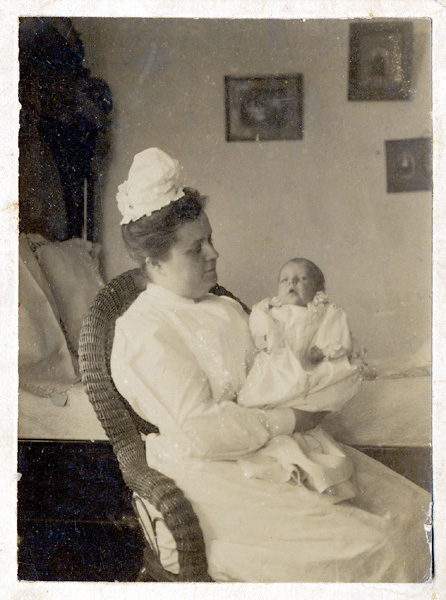 Katherine Elizabeth Pitts and Her Nurse
