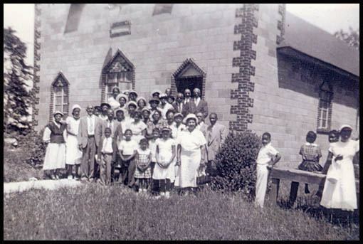 Dedication of new Union Baptist Church, 1951