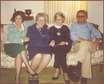 The children of James and Mary Tindall, ca. 1990
