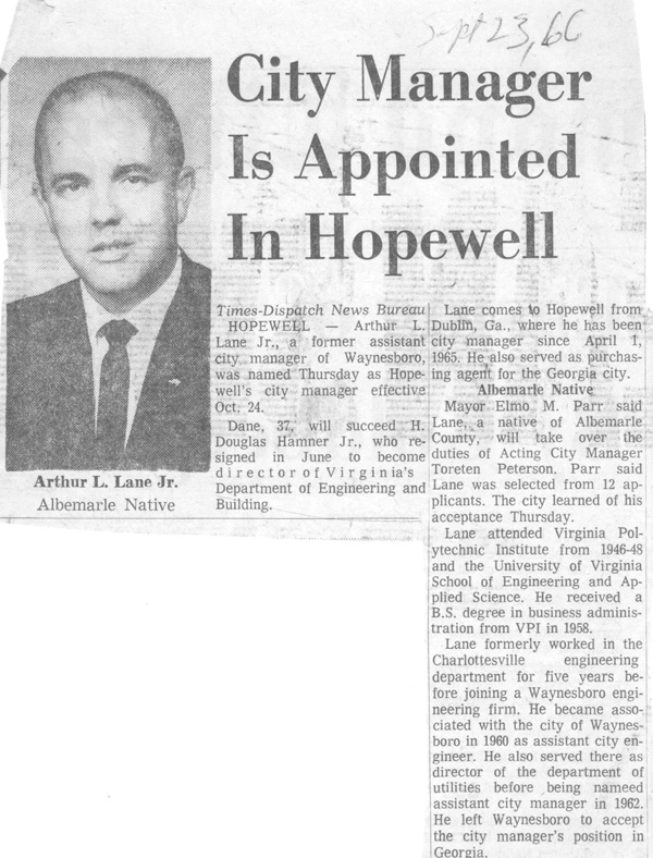 Times Dispatch News Bureau, 23 Sept. 1966
