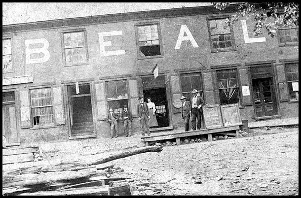 The Beal Family and their Valley Street Store, ca. 1900