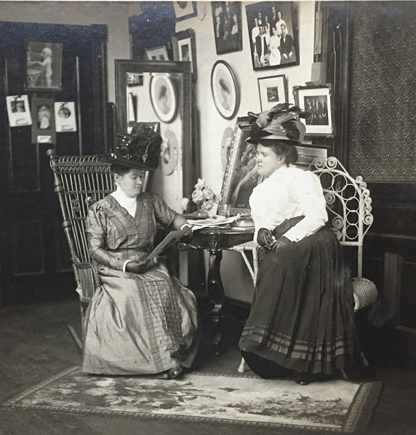 Mary Agnes (Babe) Pitts and Josephine J. Pitts, ca. 1900
