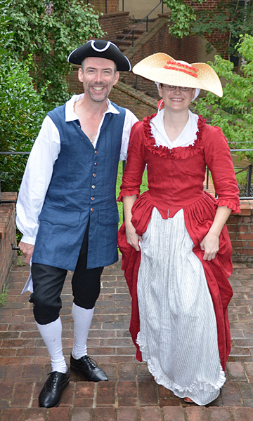 Joshua Fry and Colonial Woman, 2014