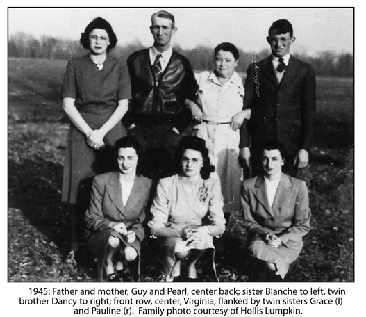 Guy and Pearl McCraw Family, 1945