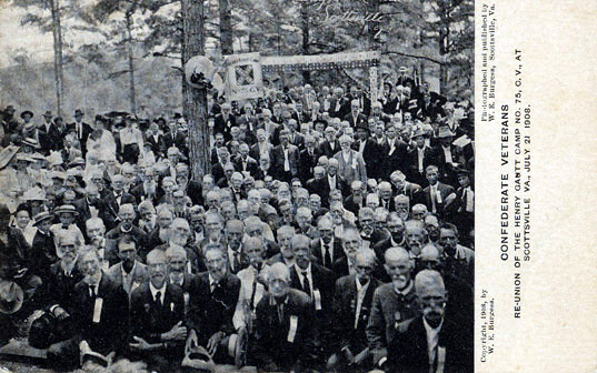 Confederate Reunion in Scottsville, 1908