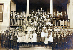 Scottsville School on the Hill, 1908