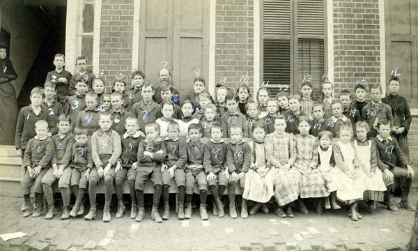Scottsville School Graded Rooms 3 and 4, 1892