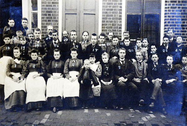 Upper Grades at Scottsville School, 1891