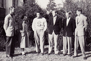 Scottsville High School Senior Class and Officers, 1951