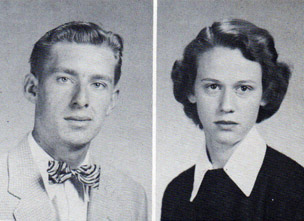 Scottsville High School Class of 1954. Armistead and Bailey