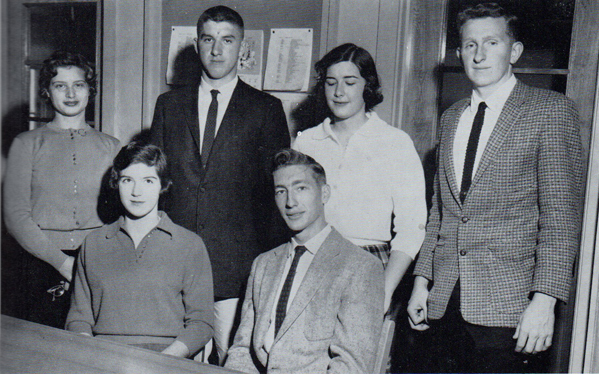 The Officers of the Scottsville  High School Class of 1960