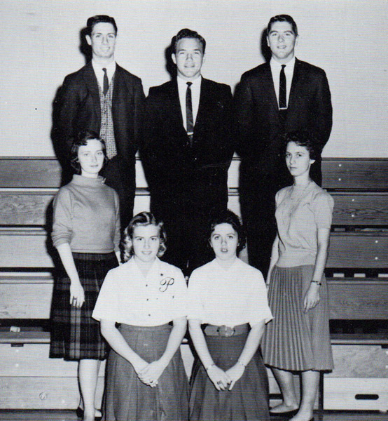 The Officers of the Scottsville  High School Class of 1961
