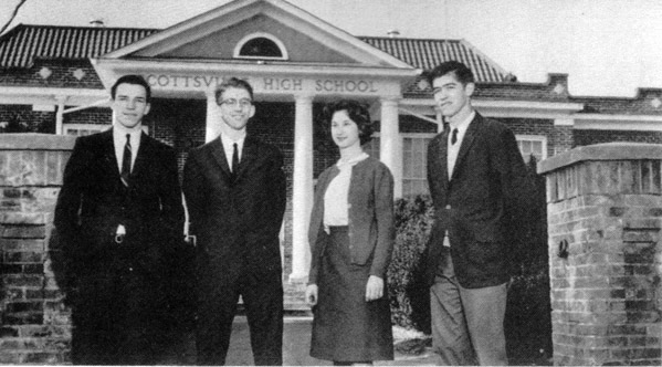 The Officers of the Scottsville  High School Class of 1964