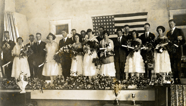 Scottsville High School's Class of 1922