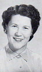 Janie Seay Caldwell, first grade teacher, 1957