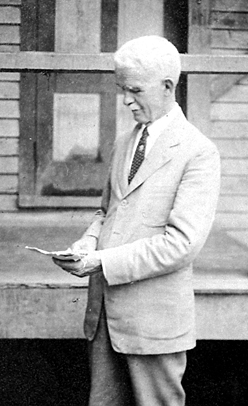 William Day Smith, Principal at Scottsville H.S., ca. 1920's